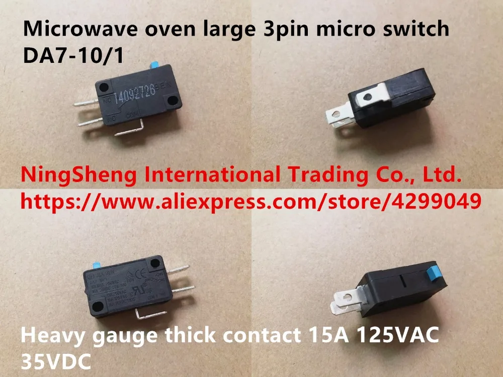 5 STÜCKE DA7-6 1 für JIABEN Large 2 Micro Switch mit Griff 