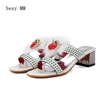 

Women Sandals Low High Heels Slingbacks Slippers Peep Toe Pumps Summer Shoes Woman High Heel Sandals Plus Size 34 - 40 41 42 43