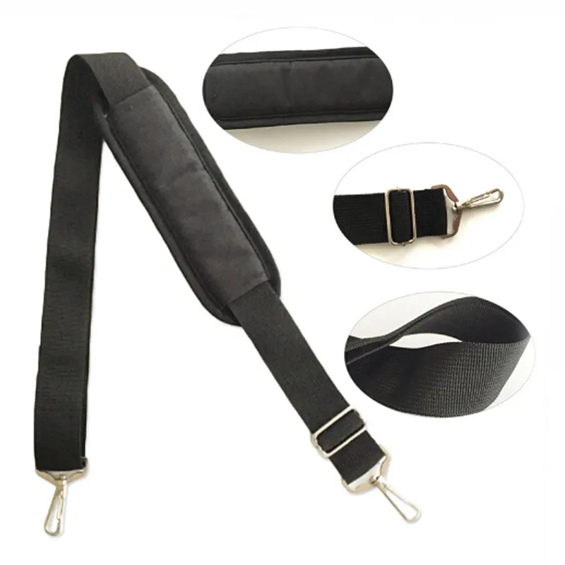 Black Nylon Shoulder Strap Bag Strap For Men Bags Strong Shoulder Strap