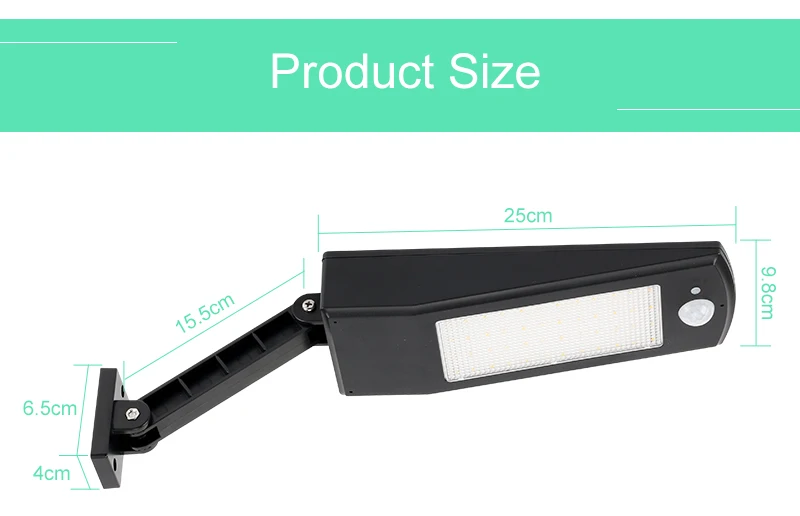 Lâmpada de Parede sem Fio à Prova Dwaterproof Luz para ao ar Água Solar Pir Sensor Movimento Jardim Livre Quintal Gard Iluminação Luz 48 Led 11 led solar lâmpada de parede sem fio