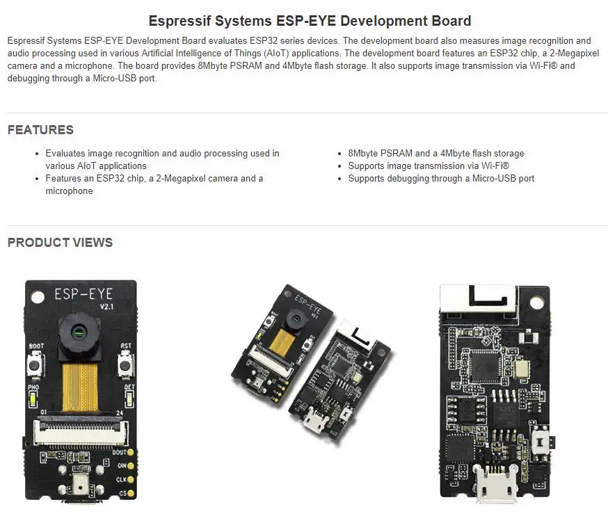 ESP-EYE INFO