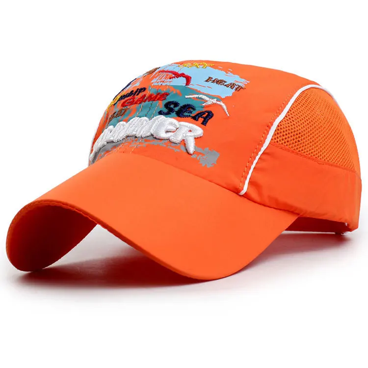 XPeople дети шляпа легкий быстрое высыхание шляпа от солнца воздушной сетки УФ-защита шапки UPF50+ Женская Бейсболка в сеточку - Цвет: C01