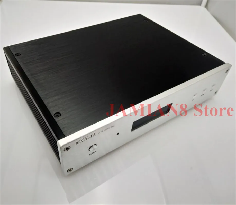 

ACCALIA double WM8741 DAC10 Finished Audio decoder DAC Input: coaxial, optical, USB Output: RCA
