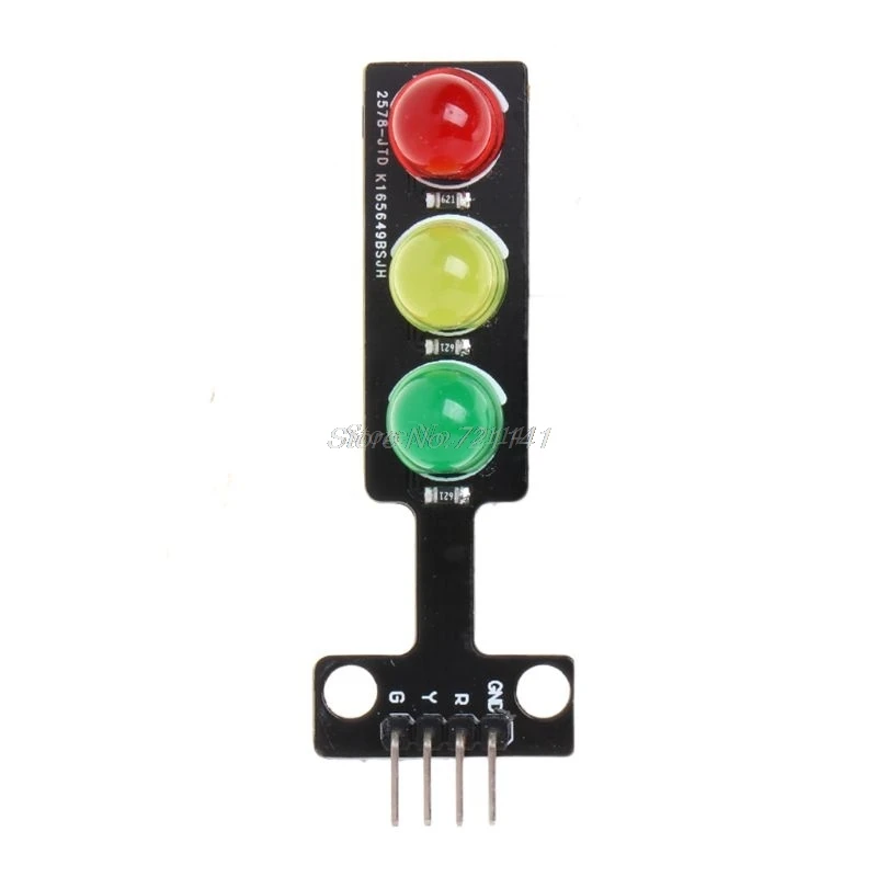 Мини 5 в светофор светодиодный дисплей модуль для красный желтый зеленый 5 мм светодиодный мини-Светофор для светофора модель системы