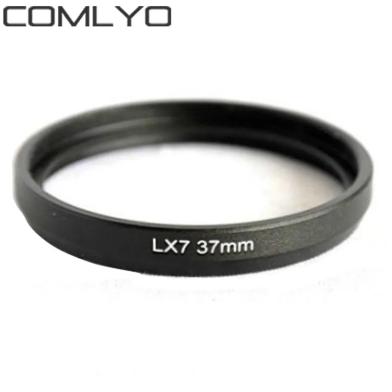 

New COMLYO Camera Filter Ring 37mm Lens Filter Adapter Ring for Panasonic Lumix DMC LX7 DMW-FA1 Black ATLX7BK Camera Accessories