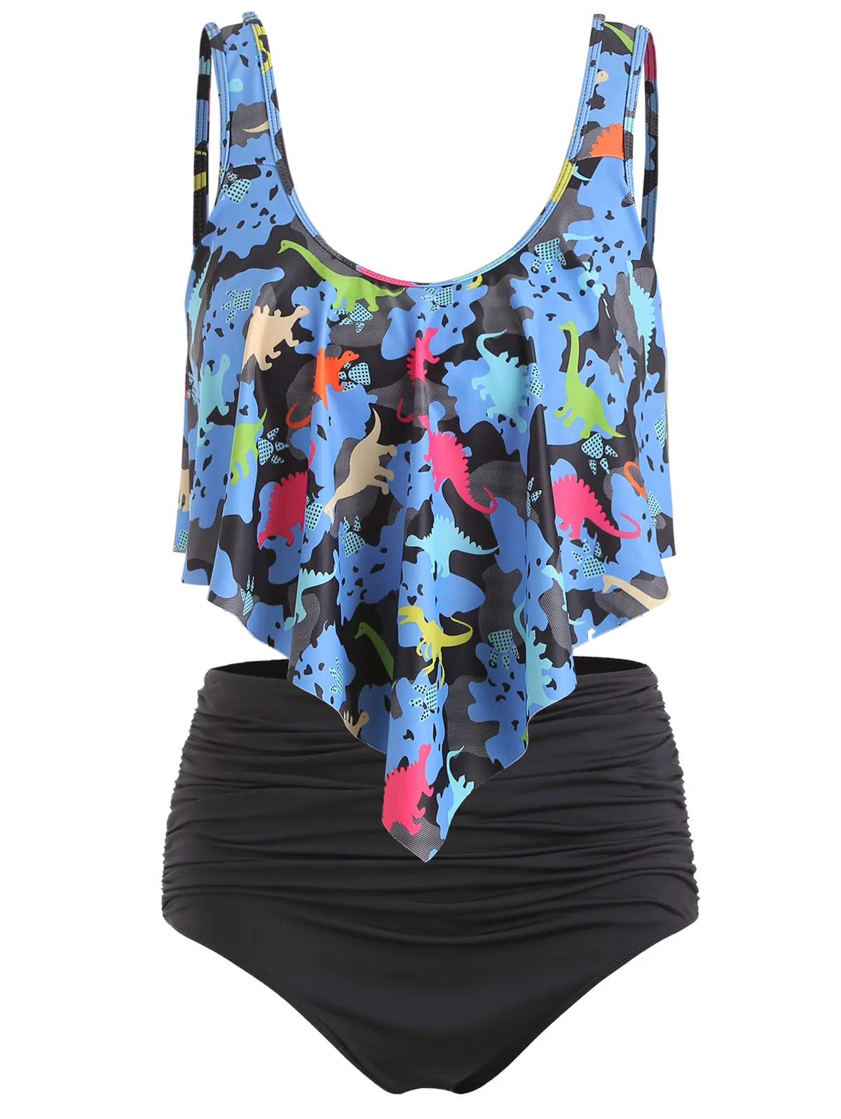 plus size animal print bathing suit