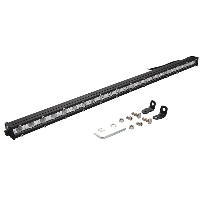 8 14 20 26 Inch LED Strip Light Bar Single Row Off Road Lights 18w 36w 54w LED Work Light Bar for Jeeps/SUV/Motorcycles