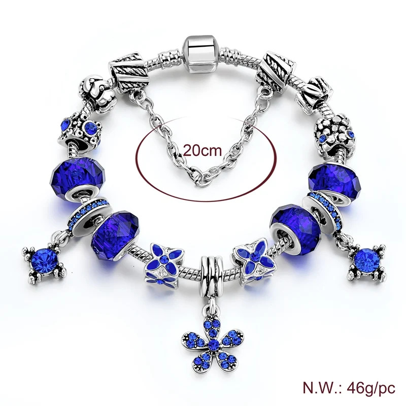 Женский браслет с подвесками в виде сердца золотистый кристаллами 2019|bracelets for|heart