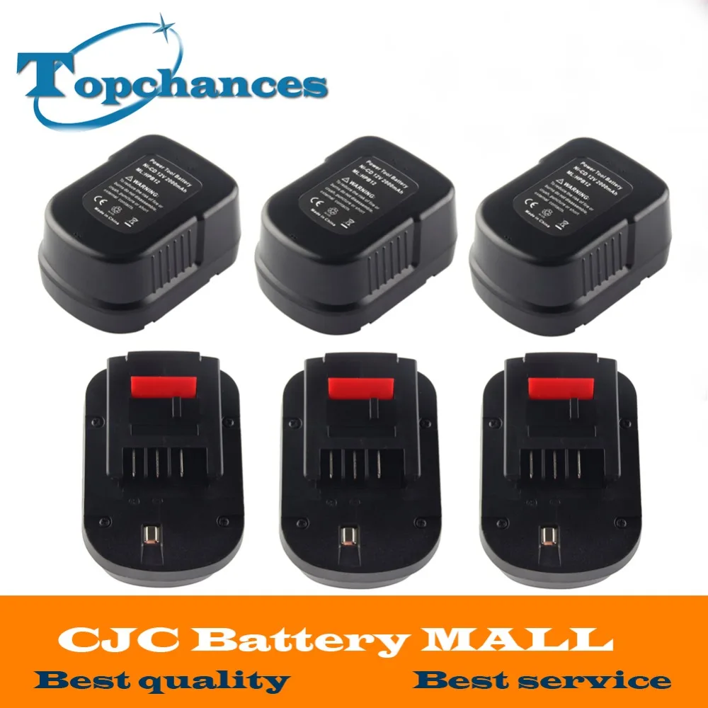6X High quality 12V 2000mAh Replacement font b Power b font font b Tool b font