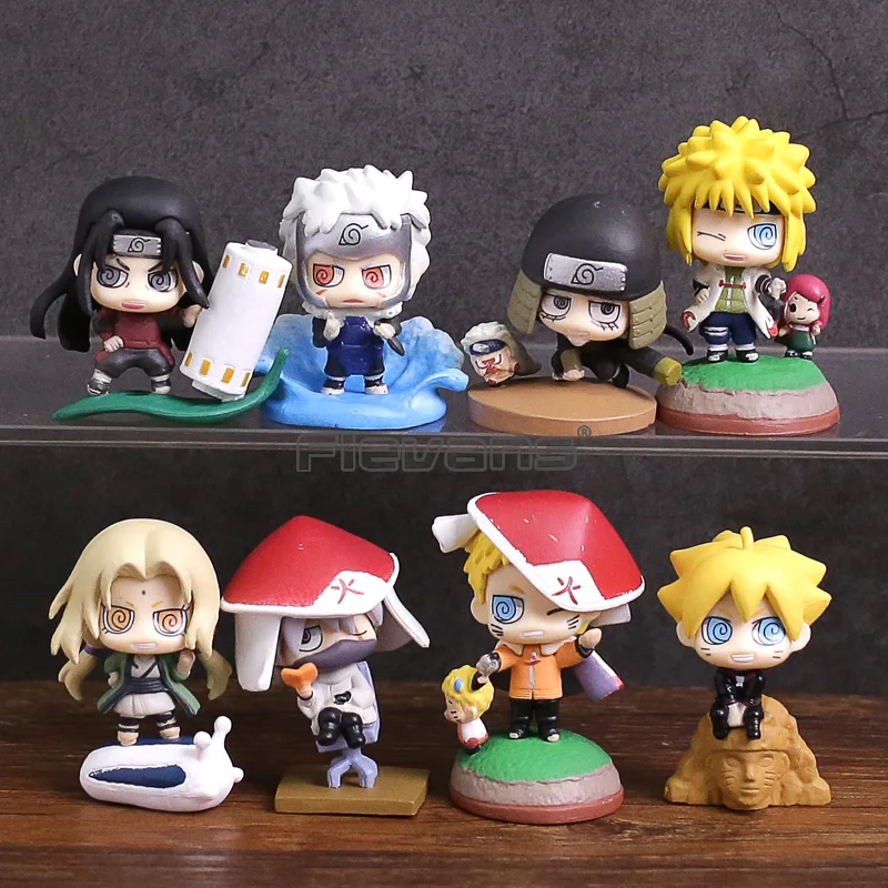 

Boruto Naruto Next Generations Shodai Senju Hiruzen Minato Tsunade Kakashi Naruto Boruto PVC Figures Toys 8-pack