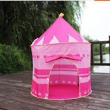 Сверхбольших Детей Пляж Палатка, детские Игрушки Играть В Игру Дом, дети Принцессы Принц Замок в Помещении Открытый Игрушки Палатки Рождественские Подарки