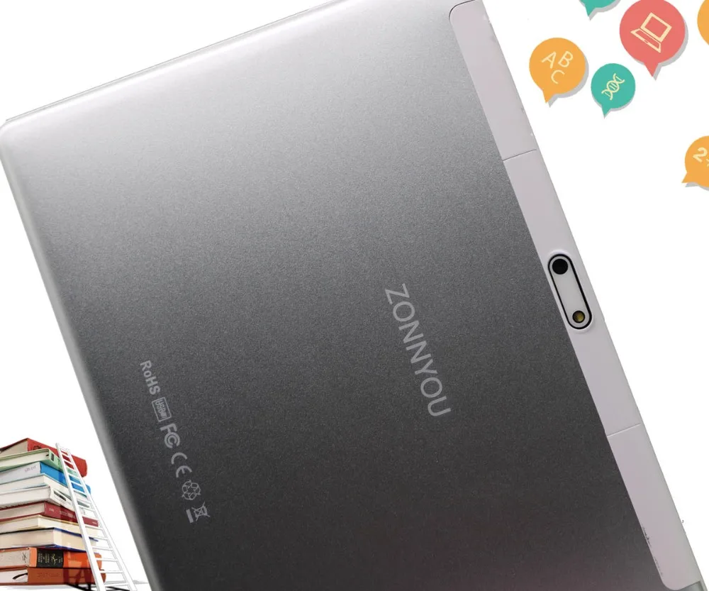 2019 Tablet PC 2.5D Steel Screen 10.1 inch Android 8.0 3G Call 4GB/32GB OcTA Core OTG GPS FM Bluetooth WiFi Dual SIM Tablet PC