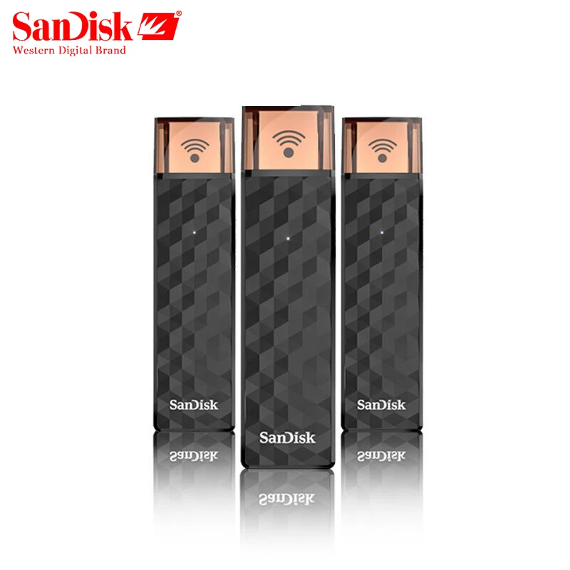 

SanDisk Connect Wireless Stick USB Flash Drive SDWS4 Wi-Fi + USB 2.0 16GB 32GB 64GB 128GB 200GB USB 2.0 PenDrives