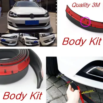 

Bumper & Spoilers Lip Deflector Lips For Volkswagen Golf 3 4 5 6 7 Rabbit Caribe Cabrio / Front Skirt / Strip / Anti-Scratch