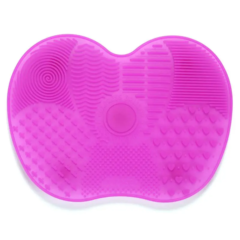 

Silicone Brush Cleaner Cosmetic Makeup Washing Brush Gel Cleaning Mat Foundation Makeup Brush Cleaner Pad Scrubber Board