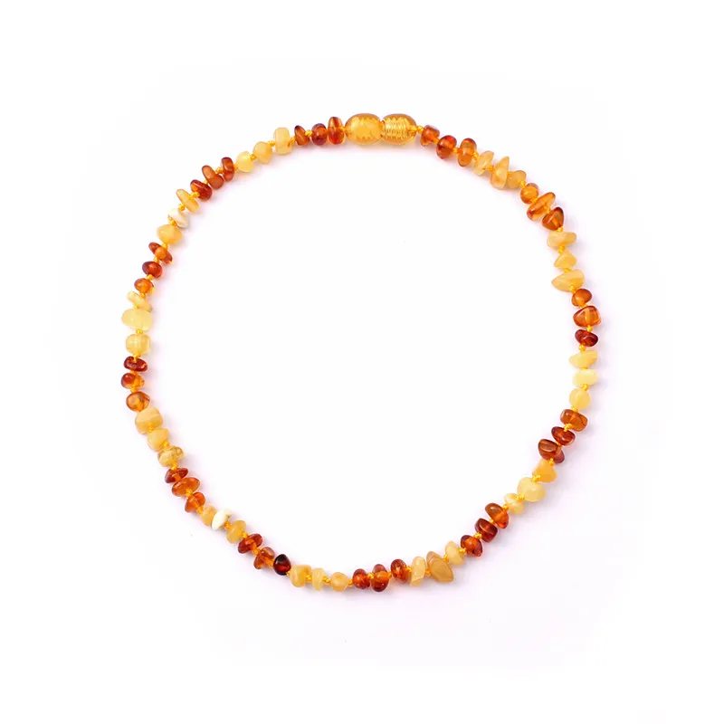 Ожерелье HAOHUPO Nature Baltic Amber украшения для прорезывания зубов натуральные янтарные
