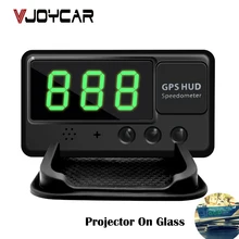 VJOYCAR C60 Universal GPS HUD Speed odometer Head UP Display Digital Car Speedometer Overspeed Alert,free shipping!