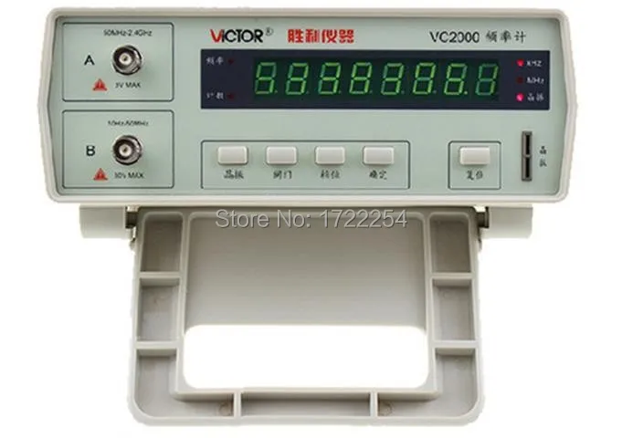 Виктор VC2000 счетчик частоты 8-разрядный светодиодный Дисплей