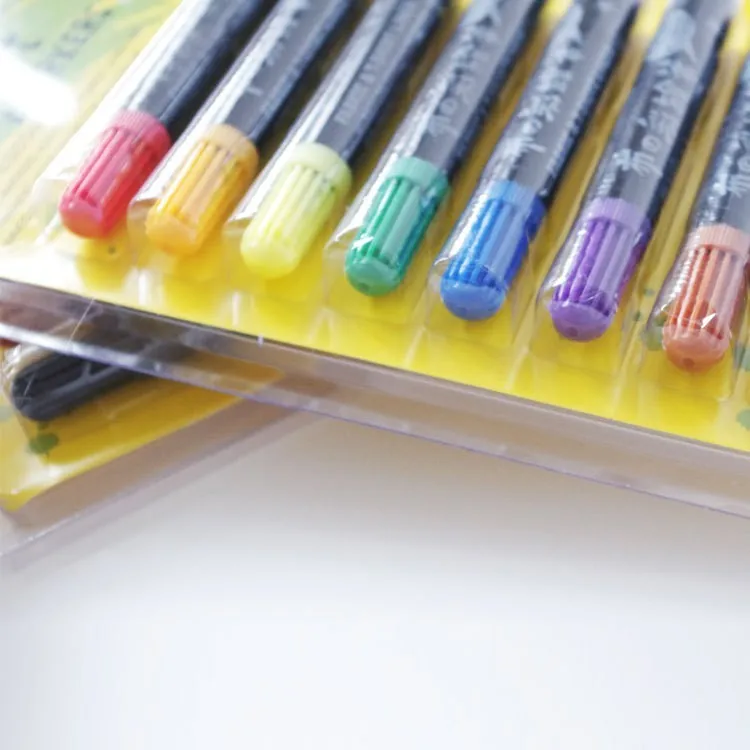 

DIY Water Resistant Painting Colored Markers 8 Colors T-shirt Liner Textile Marker Non-toxic Pigment-based Ink Fabric Color