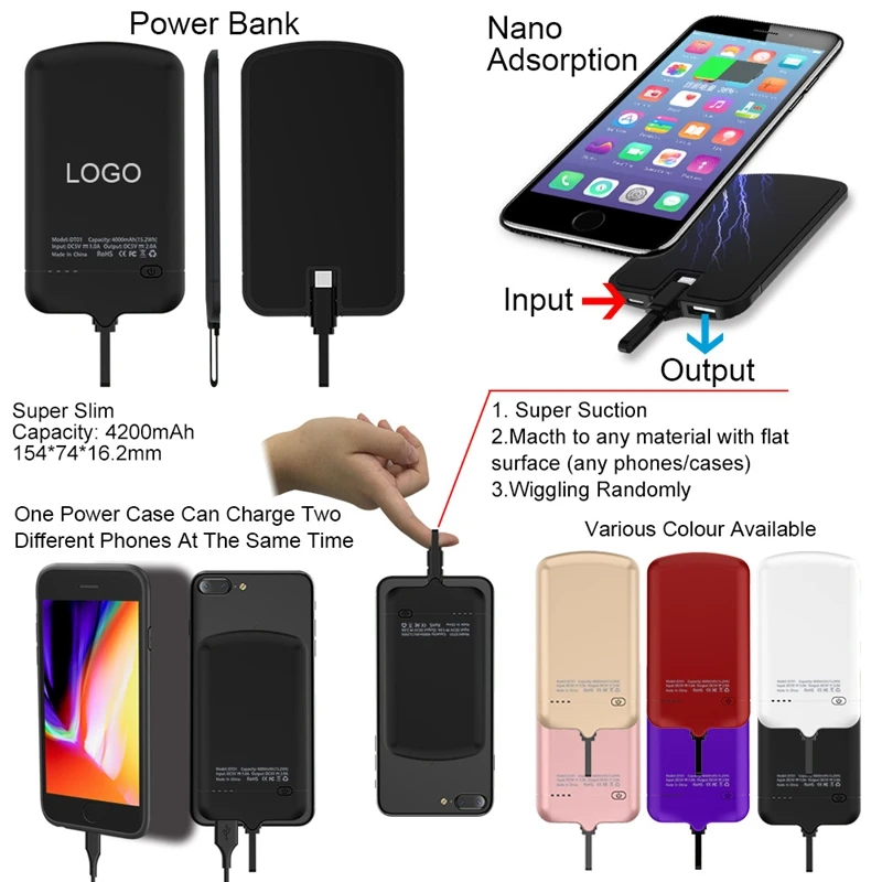 

Power Case for iphone 6 plus 6s plus 7plus 8plus X Case Charger for iphone 5 5g 5s 5c se 6 6s 7 8 X External Battery Bank Covers