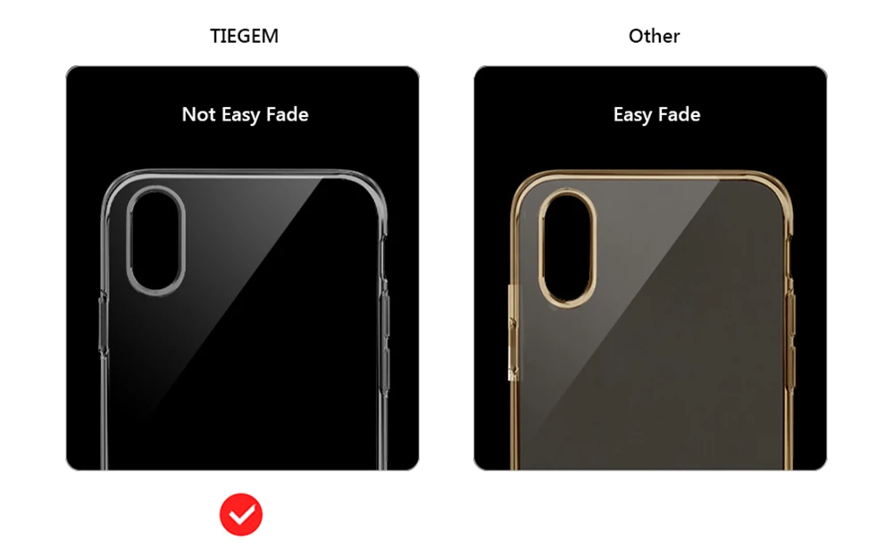 TIEGEM чехол для iPhone X TPU+ ARC Прозрачная мягкая рамка прозрачный силиконовый гибридный Чехол для Apple iPhone 10 чехол