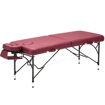 

Portable Folding Aluminum Massage Bed Fire Therapy Home Beauty Physiotherapy Tattoo Bed Frame Multicolor