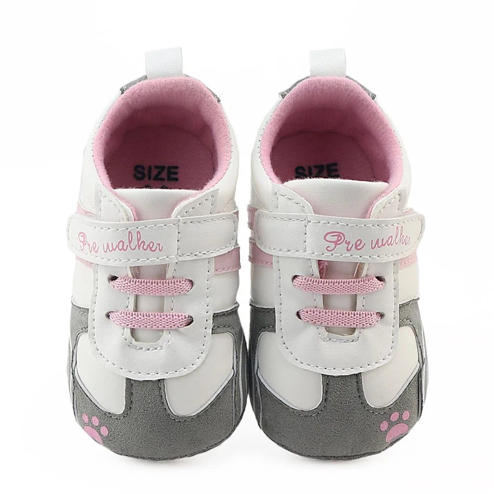 Милая обувь для малышей с мягкой нескользящей подошвой pie walhei; мягкие Нескользящие кроссовки для мальчиков и девочек; F5