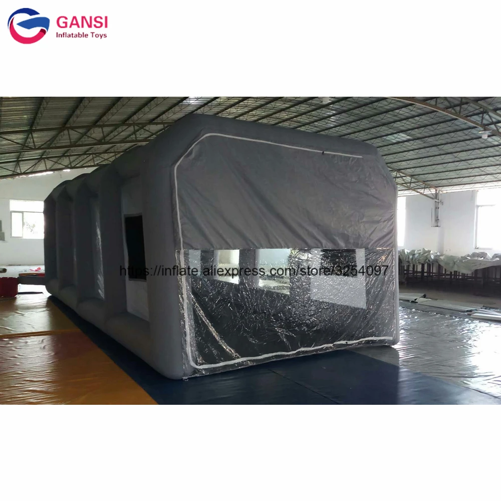  9x4x3m inflatable spray cabin vehicle booth car spraying room inflatable paint booth for cars