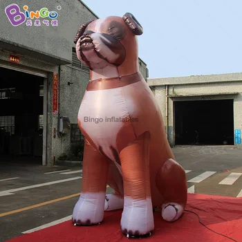 

ORIGINAL NEW 3.5m inflatable dog model customized pet dog replica decoration for advertising party show displaying