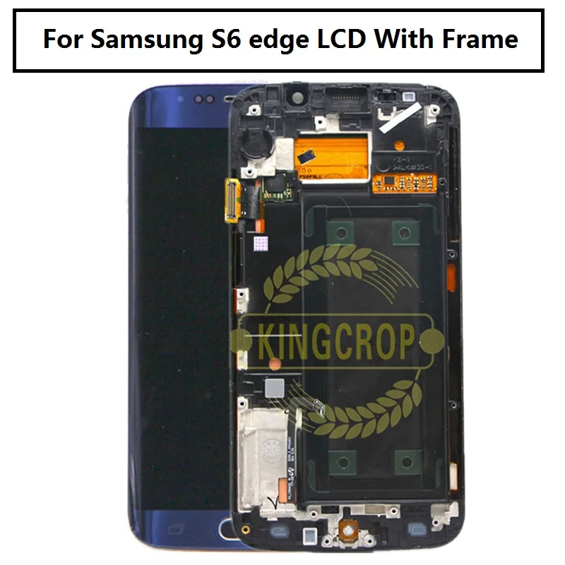 Сменный сенсорный ЖК экран для Samsung Galaxy S6 Edge LCD G925 G925F SM G925F/SAMSUNG Edge|Экраны мобильных