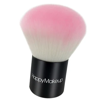 

Travel Kabuki Foundation Brush for Blush Bronzer Powders Easy to Use Carry 5 Colors Choices