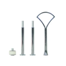 Лидер продаж маленький веер шаблон украшения инструмент Золотой десерт металлический Серебряный фитинг Свадьба 3 уровня формы для выпечки торт пластины стенд ручка