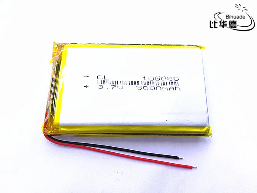 SD 3 7 V 5000mAh 105080 литий полимерный ионный аккумулятор для Mp3 MP4 MP5 GPS PSP mobile bluetooth|lithium