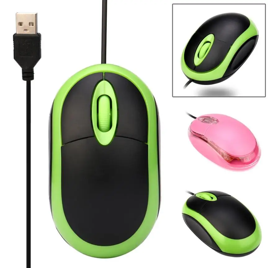 

New 1pc 1200DPI Wired Mouse Gaming USB Cable Mouse For Computer PC fe8