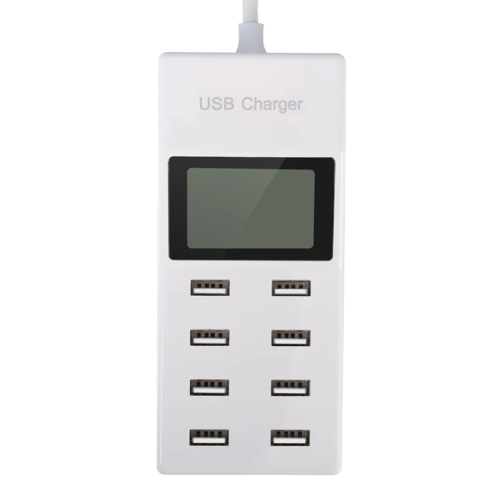 8 Порты и разъёмы Smart usb зарядное устройство с ЖК дисплей мульти зарядка через