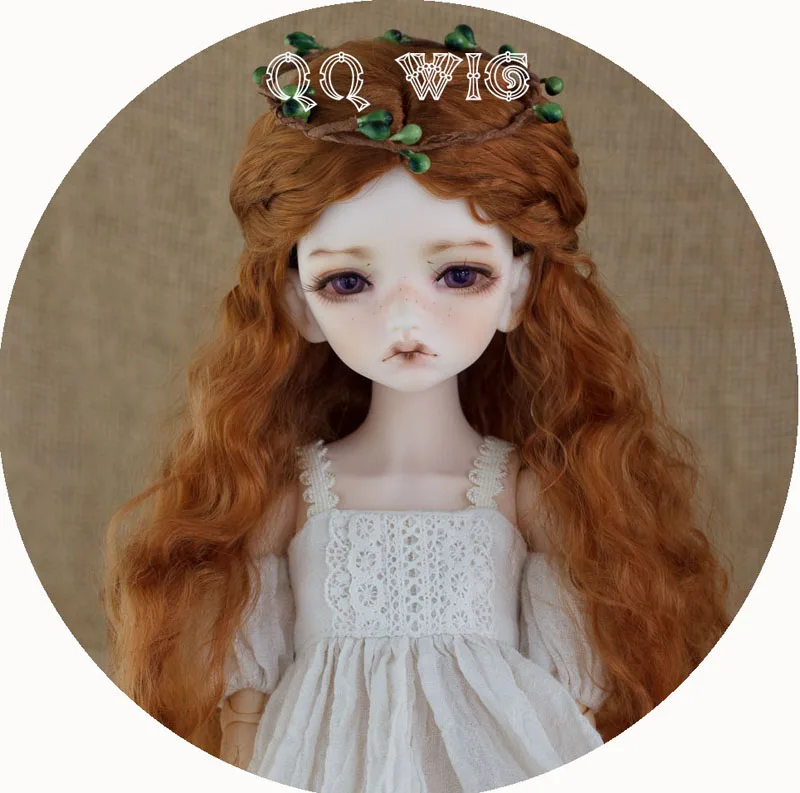 1/8 BJD парик Супер кукла парик мода длинные волнистые для BJD куклы волосы - Цвет: picture colors