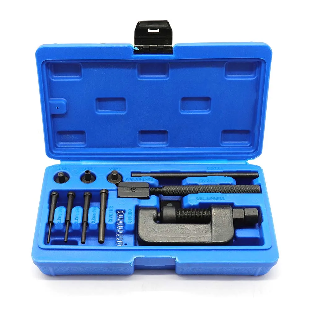 

Motorcycle Bicycle Chain Breaker Separator Universal Set Link Riveting Tool Repair Tool Set
