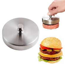 9,5 см круглая форма гамбургера Пресс из алюминиевого сплава мясо для гамбургеров гриль для говядины пресс для бургеров Patty Maker плесень