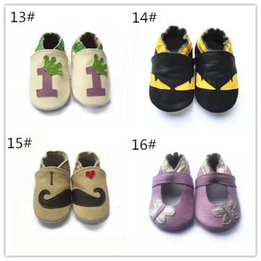 Милая детская обувь из телячьей кожи с рисунком; нескользящая прогулочная детская обувь для девочек и мальчиков