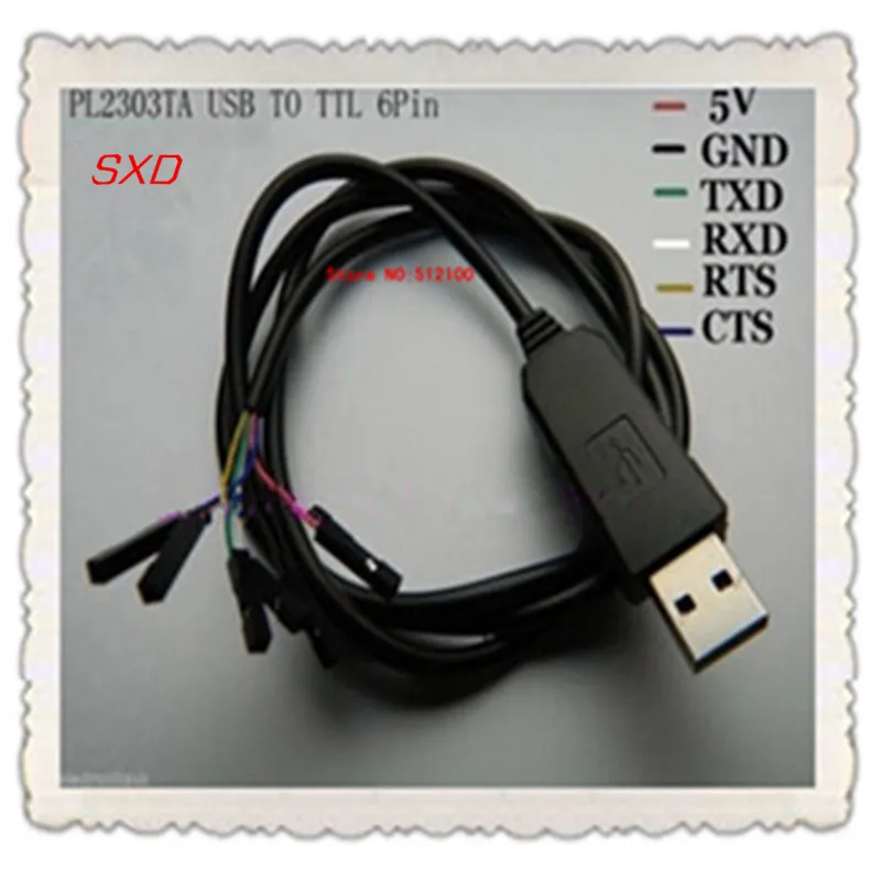 Бесплатная доставка 10 шт./лот 6 контактов PL2303TA PL2303 TA USB для TTL-диапазона поддержка