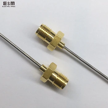 

E&M 6G SMA Female Plug Straight Connector RF Copper 10cm BNC Coax Extended line Signal Test Adapter Cable MAKB1