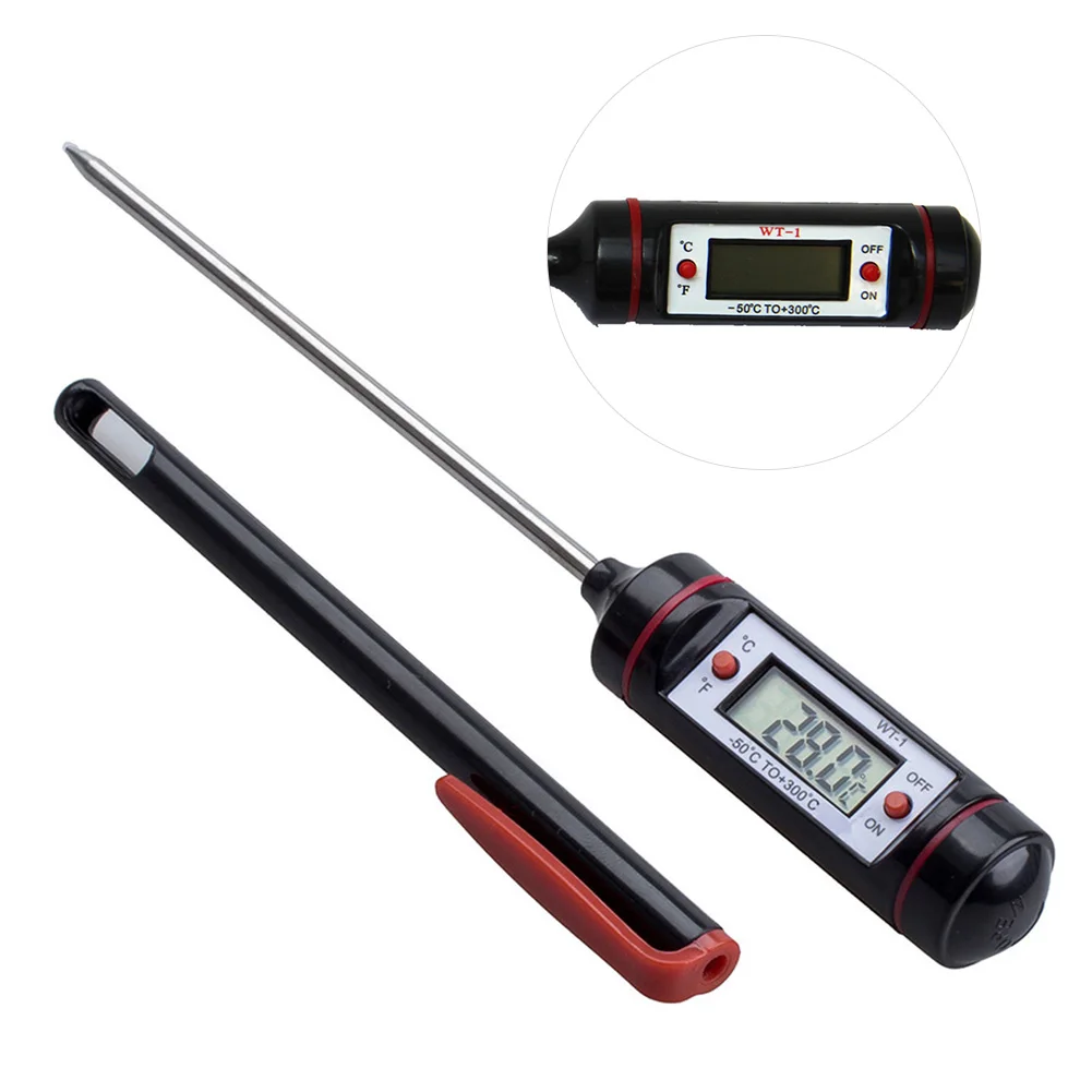 

Stainless Steel Pen Thermometer Air Conditioning Outlet Temperature Test Pen Car air Conditioning Maintenance Food Bottle #719