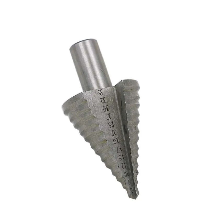 

5-35mm HSS Step Drill Bit 13 Steps Round Shank Straight Flute Conical Cone Drill
