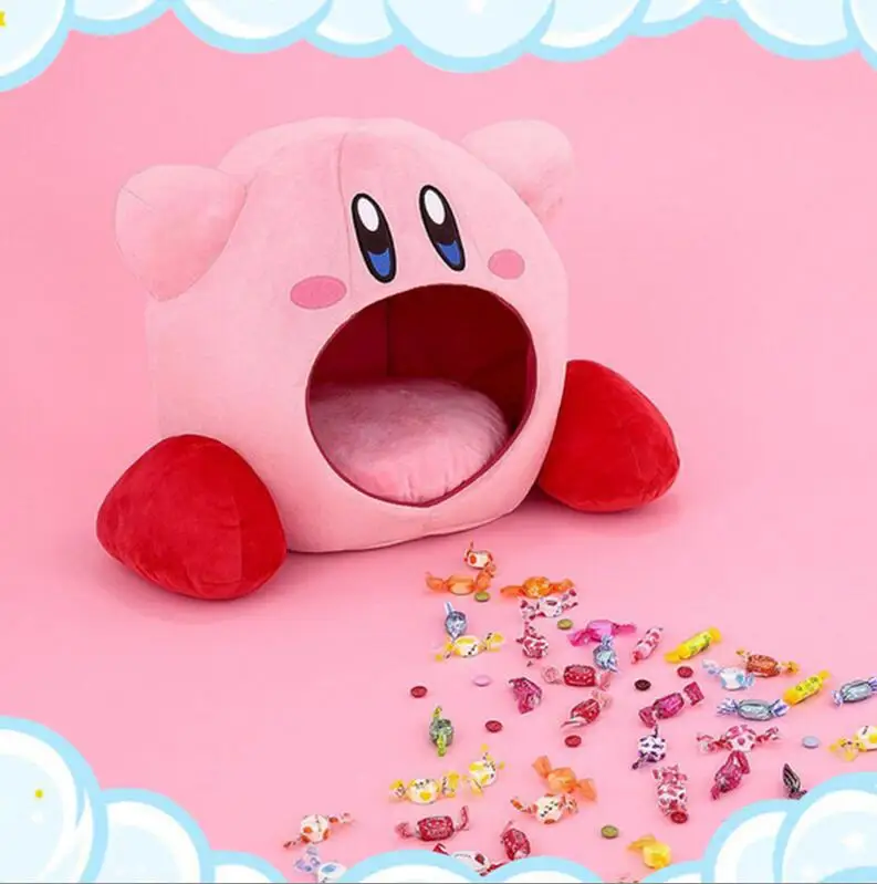 Супер каваи аниме маскарадная игра Kirby Siesta Toe Box плюшевая мягкая подушка для сна