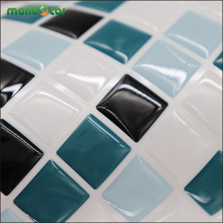 Goede Peel en Stick Muurtattoo Zelfklevende Moza iuml;ek Tegel Contact Papier Keuken Backsplash Badkamer Muur sticker Vinyl 3D Behang