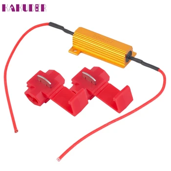 

NEW 50W 6Ohm Car LED DRL Fog Turn Singal Load Resistor for Fix LED Bulb fashion hot sep24