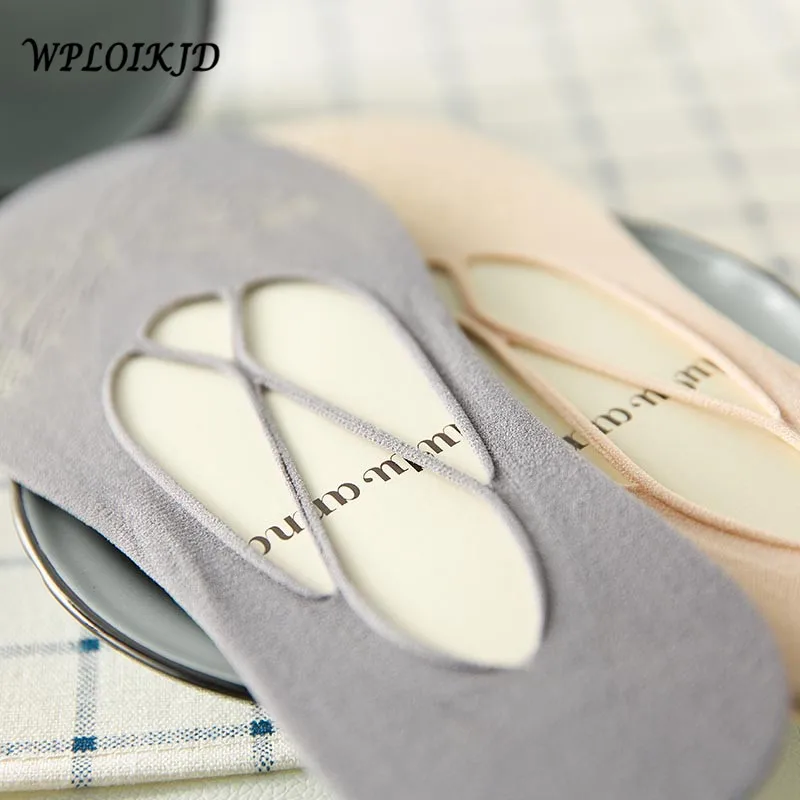 

[WPLOIKJD]1 Pair Transparent Butterfly Candy Color Crystal Silk Anti Slip Women Socks Condole Belt Meias Sokken Sox