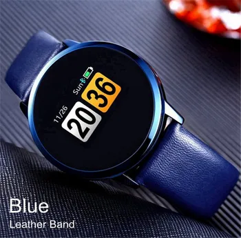 

New Q8 OLED Bluetooth Smart Watch Stainless Steel Waterproof Wearable Device Smartwatch Wristwatch Men Women Fitness Tracker