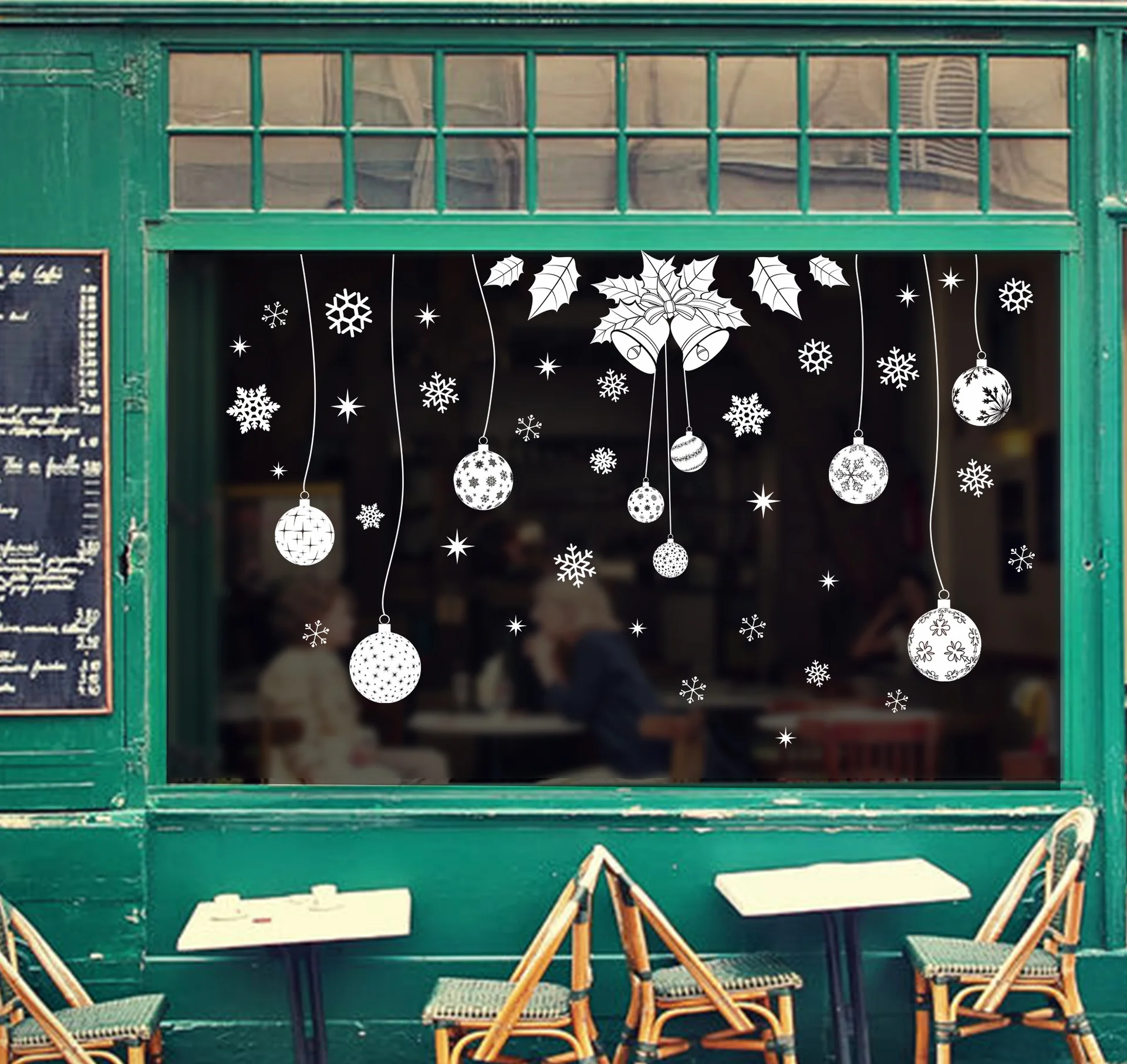 

2018 HOT High Quality Removable Merry Christmas Star Wall Sticker Decal Mural Home Window Xmas Decor 50*70cm