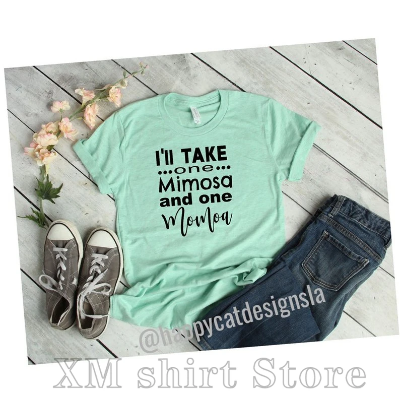 Футболка с коротким рукавом Ill Take One Mimosa и Momoa (Джейсон момомоа) подарки для нее